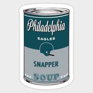 Philadelphia Eagles Soup Can Sticker